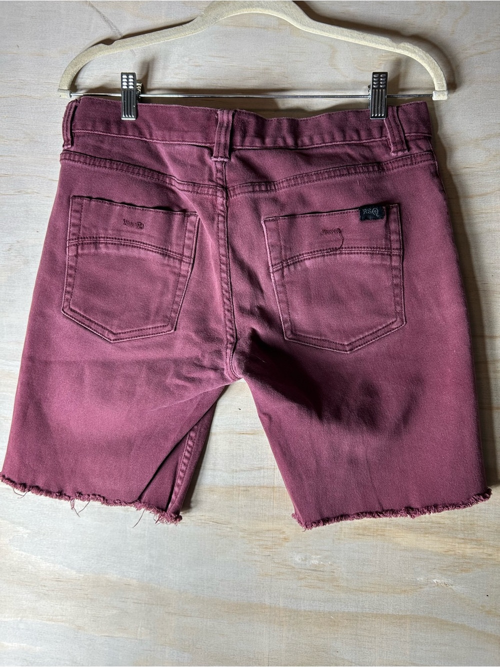 RSQ Burgundy Skinny shorts - Picture 6 of 6